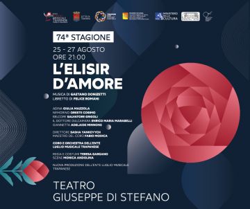 L'elisir d'amore di Donizetti in scena il 25 e il 27 agosto, al Teatro "Giuseppe Di Stefano", a Trapani - 1