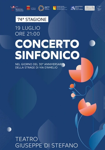 Locandina Concerto sinfonico Nel giorno del 30° anniversario della Strage di via D’Amelio