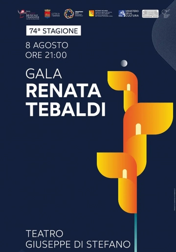 Manifesto Gala “Renata Tebaldi” Nel 100° anniversario dalla nascita del soprano Renata Tebaldi